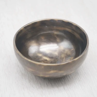 Traditional Tibetan Singing Bowl - Seven Auspicious Hammered Patterns｜Monastic Ritual Item