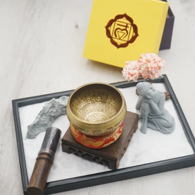 Tibetan Singing Bowl Gift Set - Branded Packaging｜Complete Meditation Tools