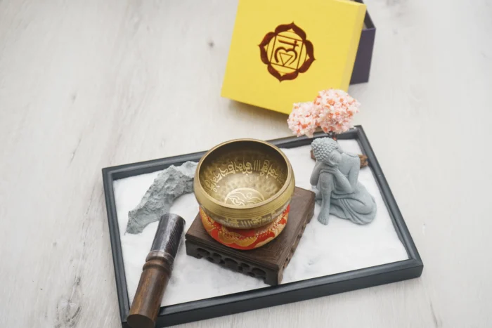 Tibetan Singing Bowl Gift Set - Branded Packaging｜Complete Meditation Tools